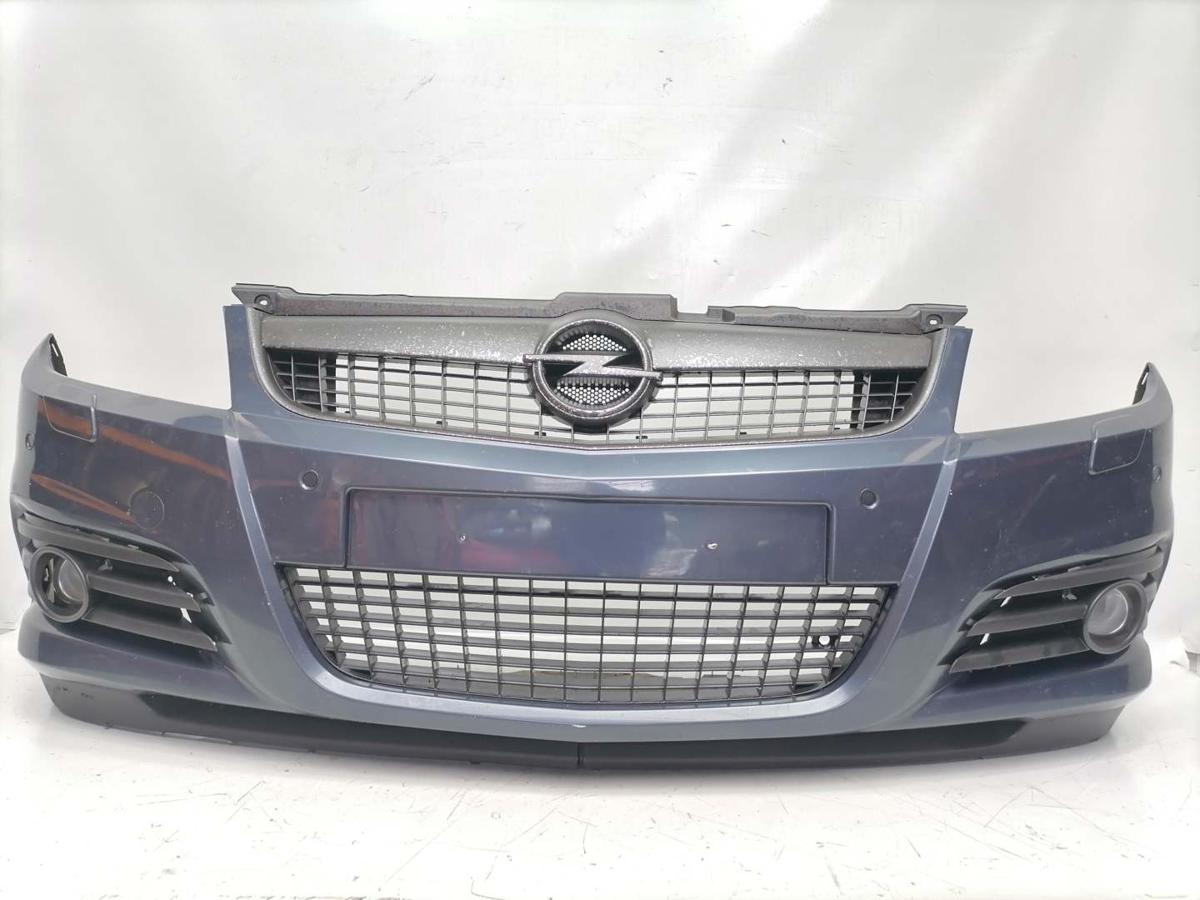 Opel Vectra C original Stoßstange Stoßfänger vorn Z168 Metroblau Facelift BJ06